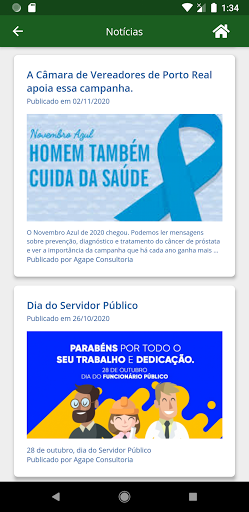 Câmara Municipal de Porto Real Screen 2