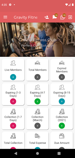Gravity Fitness Club Screen 2
