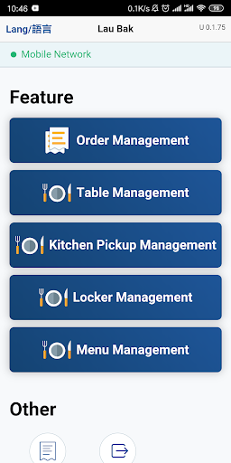 Order.Place Merchant App Screen 2