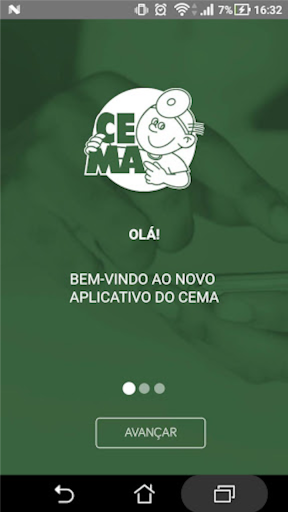 Android application Agendamento Cema screenshort