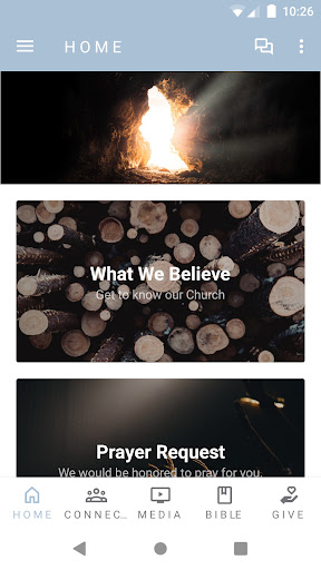Android application Lighthouse Bible Fellowship screenshort
