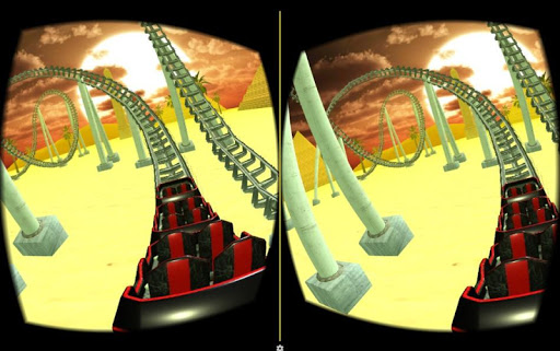 VR Desert Roller Coaster Egypt Screen 2