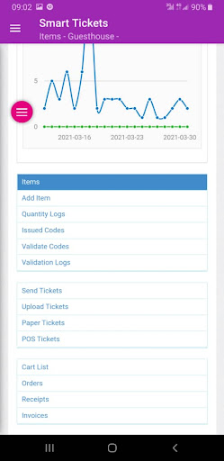 Smart Tickets App Screen 3