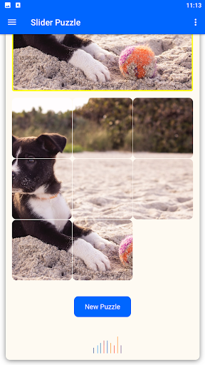Android application Slider Puzzle screenshort