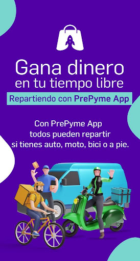 Android application Prepyme App repartidores screenshort
