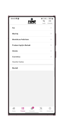 HNI Cosmetice Screen 2