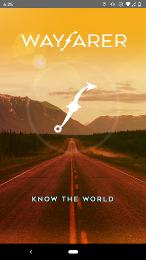 Android application Wayfarer GPS Audio Guides screenshort