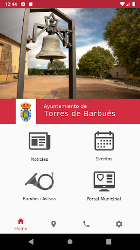 Android application Ayuntamiento Torres de Barbués screenshort