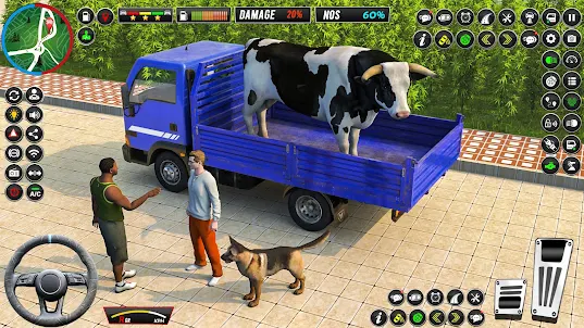 美國運輸卡車動物遊戲