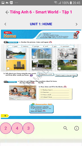 Tieng Anh 6 Smart world - Engl Screen 2