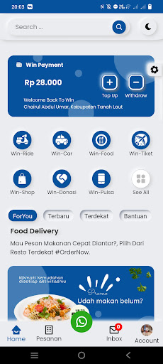 Android application Win Solutions screenshort