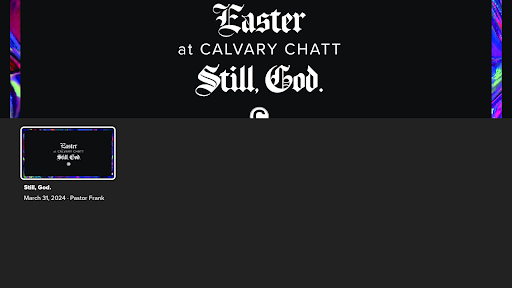 Screenshot of Calvary Chapel Chattanooga