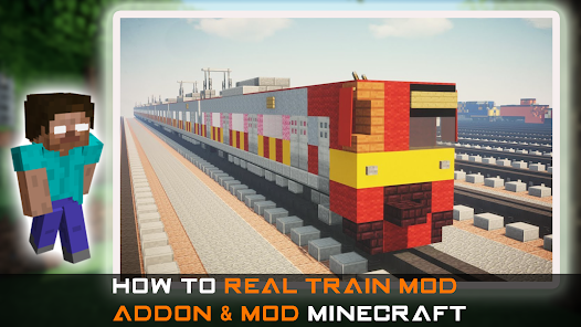 Captura de Pantalla 1 Real Train Mod Addon android