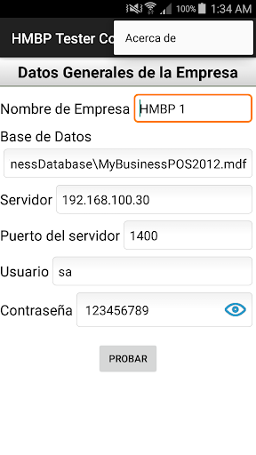 Conexión SQL a MyBusiness POS
