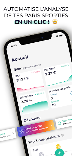 Android application Bet Trends screenshort