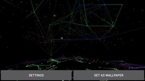 Particles Plexus FX Wallpaper Screenshot