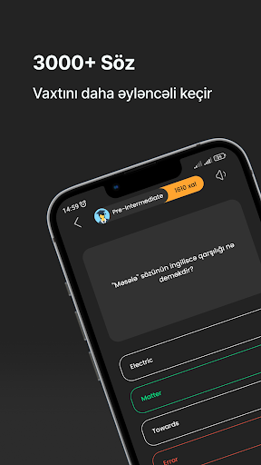 Android application İngilis Dili Söz Oyunu screenshort