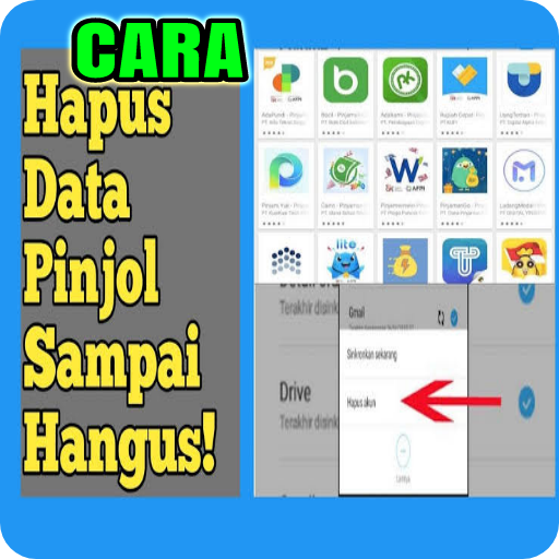 Android application Cara Hapus Data PinjamanOnline screenshort