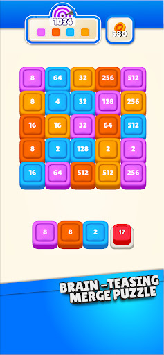 Merge Through - Color 2048 Screen 3