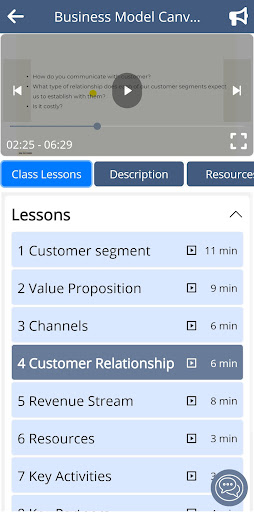 GYS Online Classes Screen 2