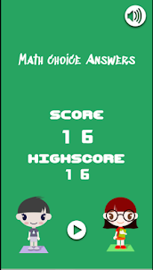 Math choice answers