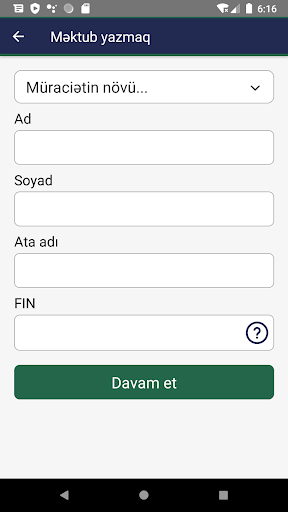 Mobil Vətəndaş Müraciəti (Prok Screenshot 2 - AppWisp.com