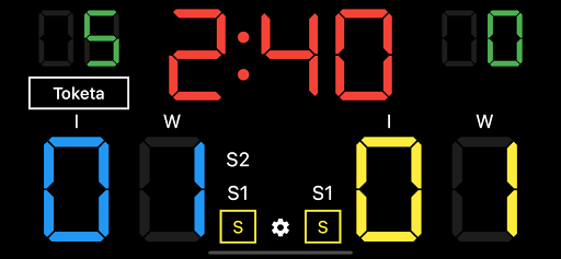 Judo Scoreboard Screen 2