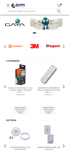 Android application GRM Distribuidora screenshort