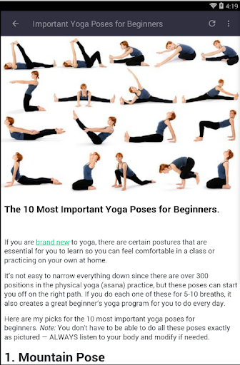 YOGA POSITIONS Screenshot 3 - AppWisp.com
