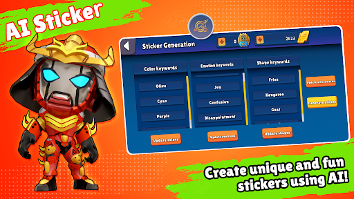 Android application Gaxos: Brawl Bots screenshort