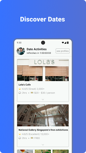 Android application in thyme screenshort