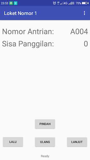 Android application AntrianKu Client screenshort