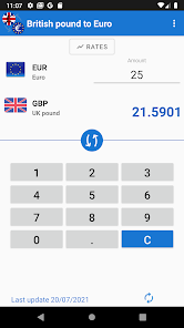 Screenshot 3 British pound to Euro Convert android