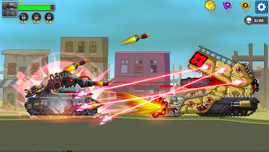 Super Tank Cartoon battle game