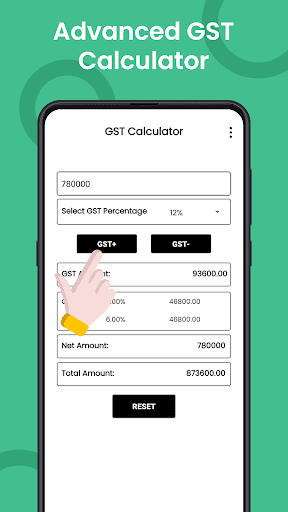 GST Rates Calculator Screen 2