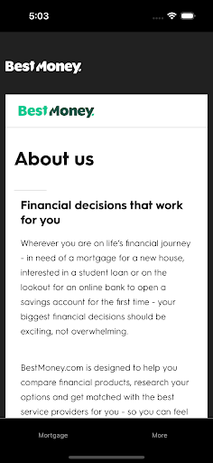 BestMoney Screen 2