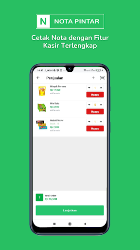 Nota Pintar - Cetak Nota Kasir Screen 3
