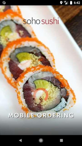 Android application SoHo Sushi screenshort