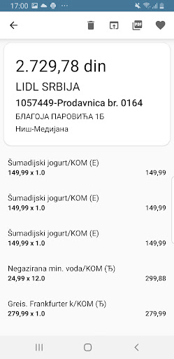 QQRIKU Skener fiskalnih računa Screen 2