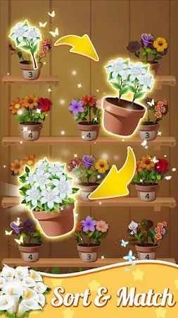 Game screenshot Flower Sort-Match Puzzle Game mod apk
