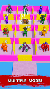 Rainbow Monsters: Room Maze 3D