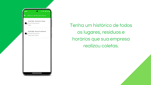 Android application Recicla Aí Coletor screenshort