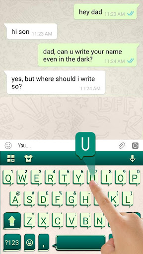 Android application SMS Message Keyboard Theme screenshort