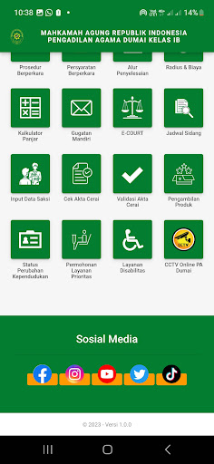 SIAP PADUKA Screen 3