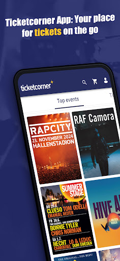 Android application Ticketcorner - Event Tickets screenshort