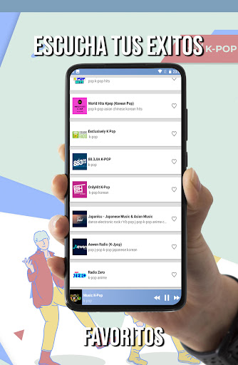 Android application Kpop Radios screenshort