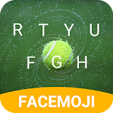 Tennis Drop Emoji Keyboard Theme for grand slam icon