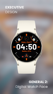General 2: Digital Watch Face