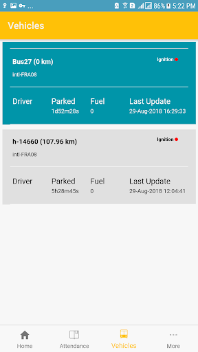 ugt bus tracker Screen 2