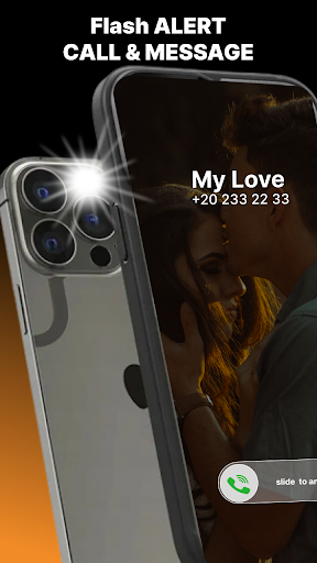 Android application Flashlight-flash on call&SMS screenshort